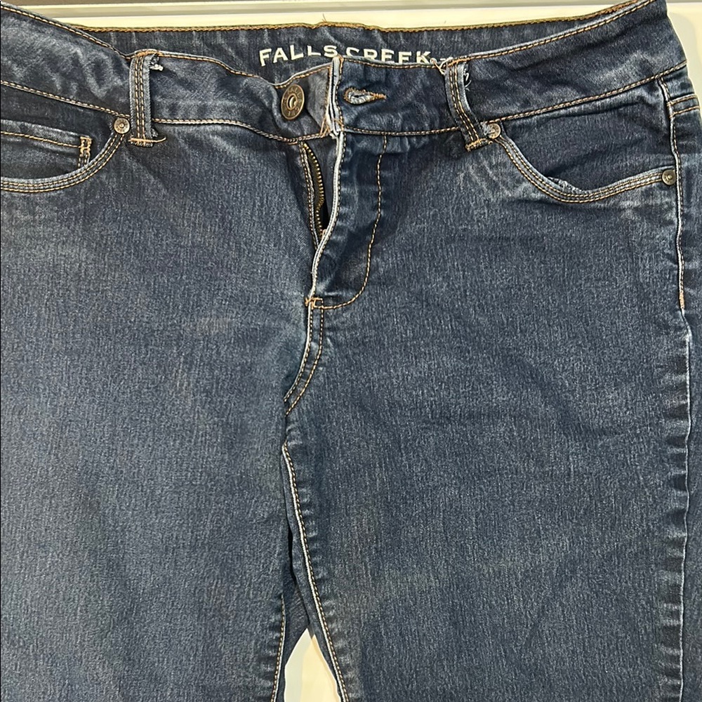 Falls Creek Blue Capri Jeans Classic Style